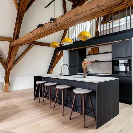 Huswell - City-View Loft With Wooden Beams And Mezzanine Ghent Exterior photo