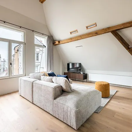Huswell - City-View Loft With Wooden Beams And Mezzanine Ghent Exterior photo