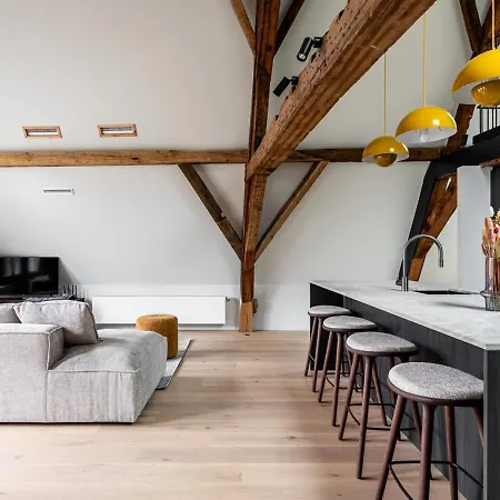 Huswell - City-View Loft With Wooden Beams And Mezzanine Ghent Exterior photo